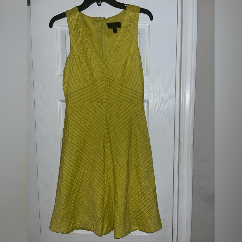 EUC, J.Crew Yellow Dress, Size 0